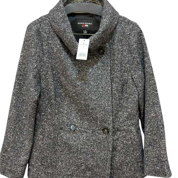 Banana Republic Jackets & Blazers - Banana Republic - Mad Men Women's Charcoal Pea Coat